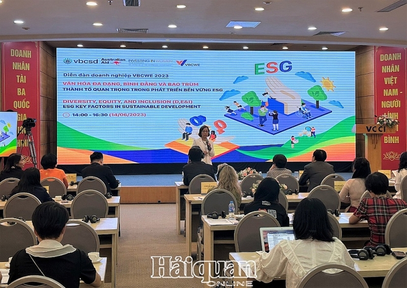 There is a need to encourage the Vietnamese business community to keep up with the trend of sustainable development linked to a diverse, equal, and inclusive culture. Photo: H.Diu
