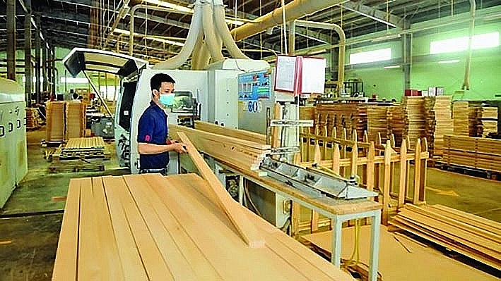 In the first half of the year, exports of wood and wooden furniture products fell deeply. Photo: ST