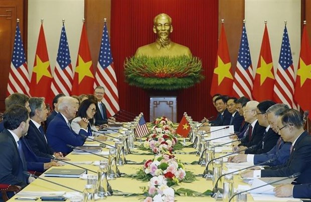 Vietnam, US issue Joint Leaders’ Statement hinh anh 2
