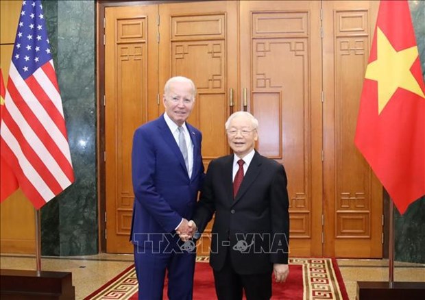 Vietnam, US issue Joint Leaders’ Statement hinh anh 1