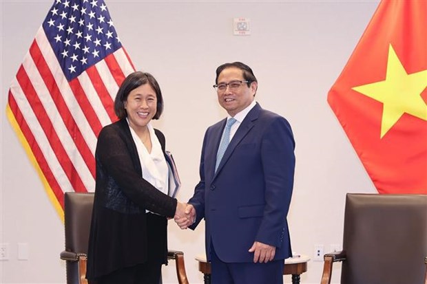 PM suggests Vietnam, US create cooperation breakthroughs hinh anh 1