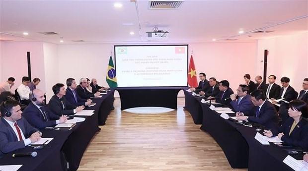 Vietnamese, Brazilian firms asked to work together to raise trade to 10 billion USD hinh anh 1