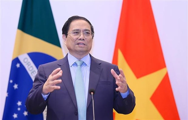 PM highlights five measures to elevate Vietnam – Brazil ties hinh anh 1