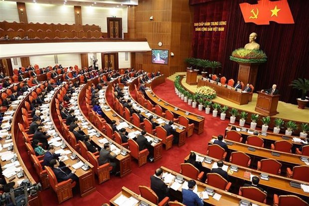 Eighth plenum of 13th Party Central Committee opens hinh anh 1