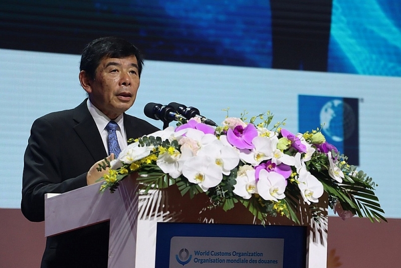WCO Secretary General Dr. Kunio Mikuriya delivers an opening remark. Photo: Quang Hung