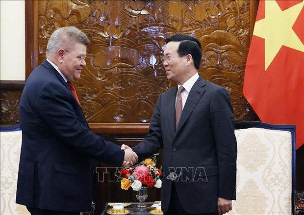 President hosts General Secretary of World Federation of Trade Unions hinh anh 1