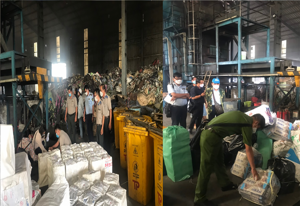 Over 160,000 packs of smuggled cigarettes, worth over VND2.4 billion destroyed by Dong Thap authorities in April 2023.