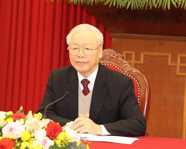 Party leader’s writing energises efforts towards prosperous, civilised nation target hinh anh 1