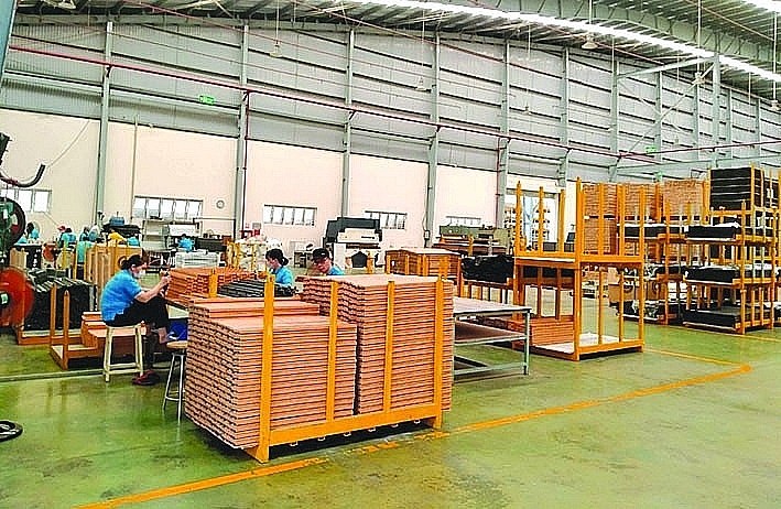 Production activities at Tin An Investment Company. Photo: T.D