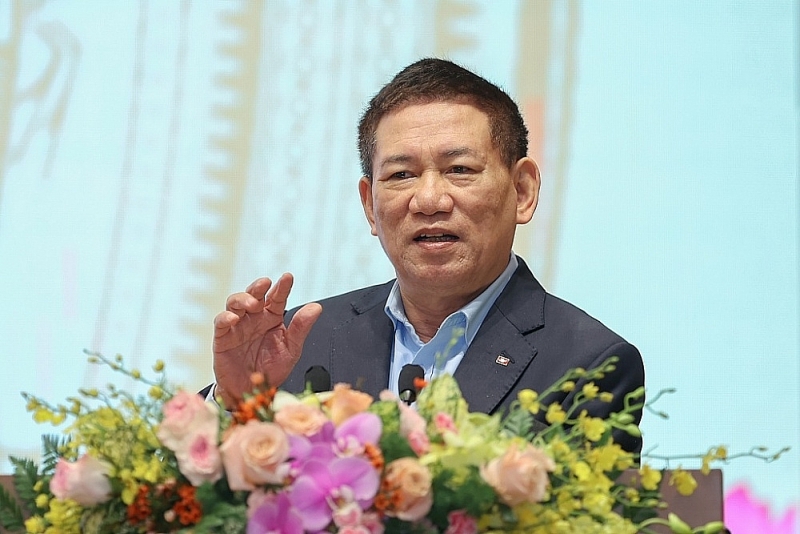 Minister of Finance Ho Duc Phoc commented that the SOE sector is more sustainable in all business fields. Photo: VGP