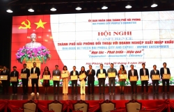250 import export businesses dialogue with hai phong city peoples committee