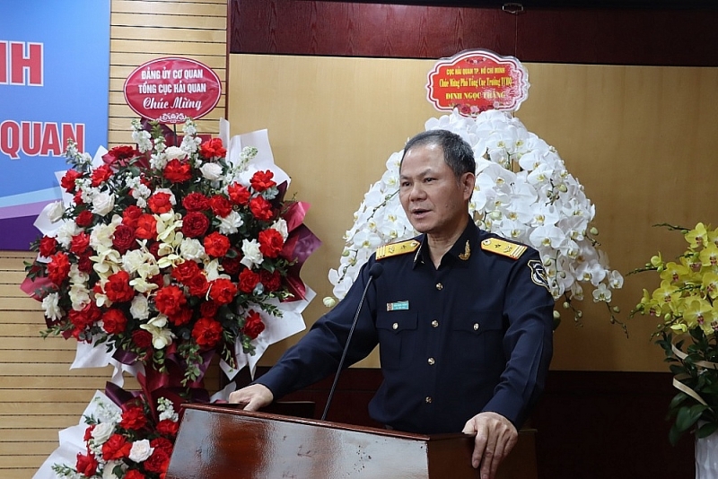 Deputy Director General Dinh Ngoc Thang made a speech. Photo: Ngọc Linh