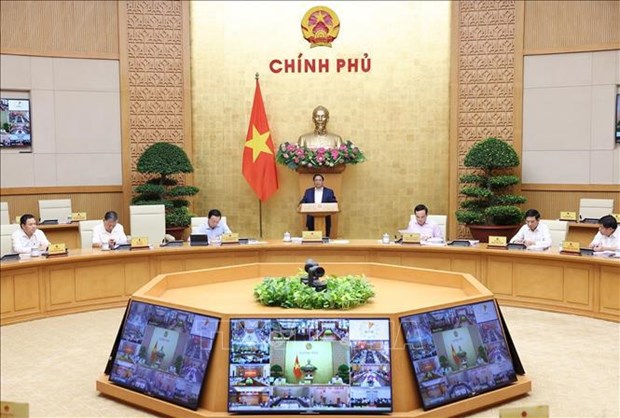 Government convenes to look into Q1 socio-economic situation hinh anh 1