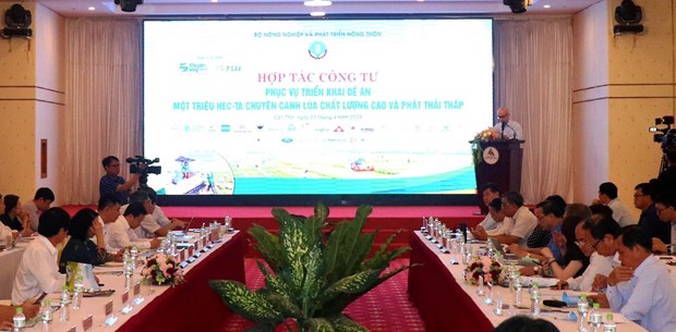 PPP important to high-quality, low-carbon rice production: Confab hinh anh 1