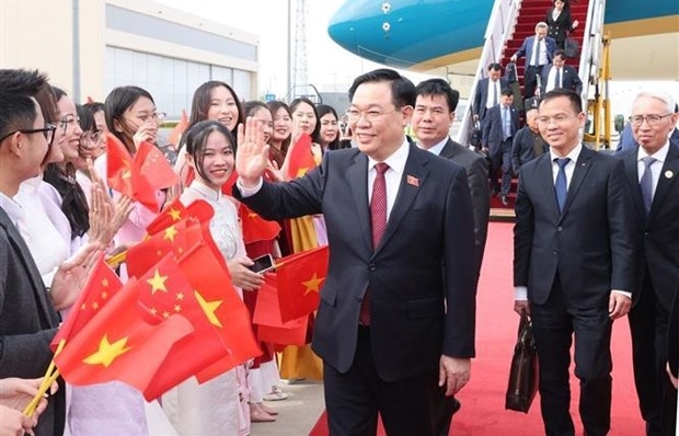 NA Chairman arrives in Beijing for official visit