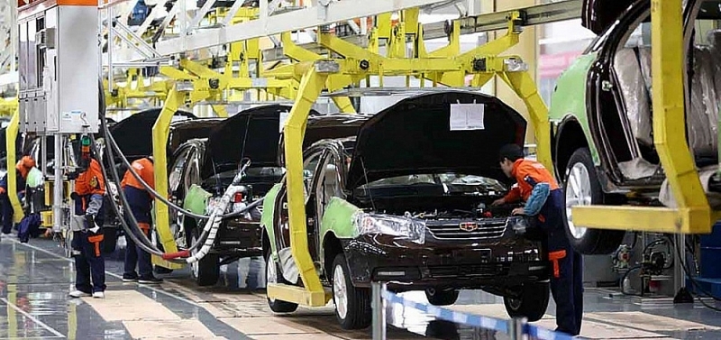 The government has issued many policies to support the domestic automobile manufacturing and assembly industry. Photo: ST