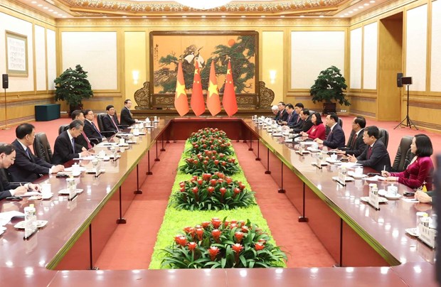 NA Chairman meets with Chinese top leader in Beijing hinh anh 2
