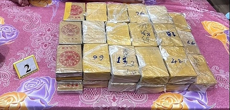 Drug evidence prepared to be crushed for export to Taiwan was arrested by Ho Chi Minh City Police