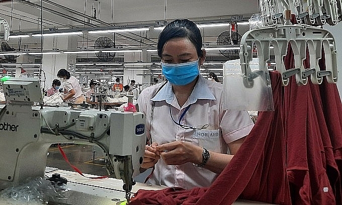 Production activities of Nobland Vietnam Co., Ltd. Photo: Le Tuyet