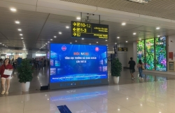 Updating images at Noi Bai International Airport preparing for the 33rd ADGCM Meeting