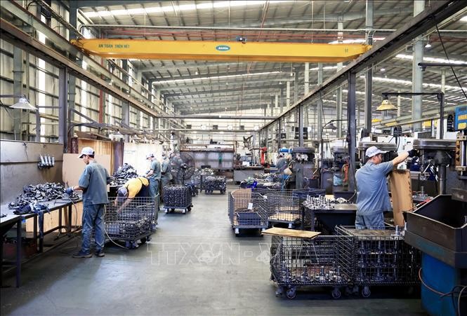 A workshop of a FDI company in Giang Dien industrial park in Dong Nai province. (Photo: VNA)