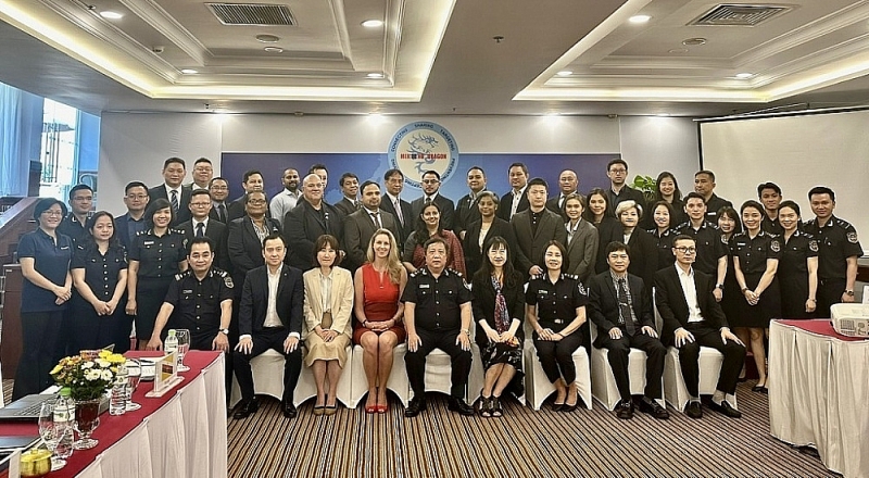 Delegates attended the opening ceremony of Operation Mekong Dragon VI. Photo: T.H
