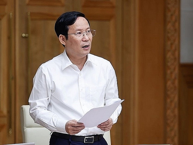 VCCI President Pham Tan Cong spoke at the Conference. Photo: VGP