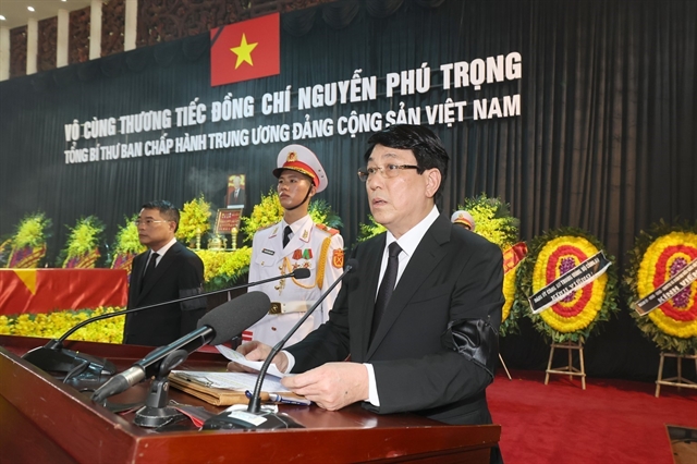 Memorial service for Party General Secretary Nguyễn Phú Trọng