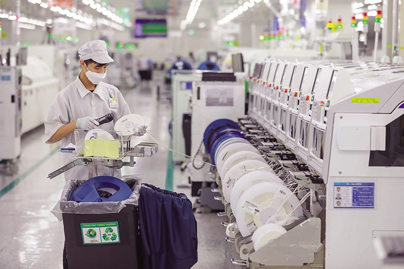 Samsung always considers Vietnam its global production 'base'. (Photo: baodautu.vn)