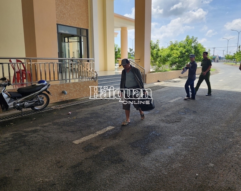 The man carrying an airline bag entered the passenger lane and then entered the cargo lane