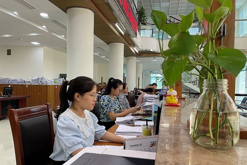 The State Treasury has completed providing 100% of procedures via level 4 online public services. Photo: Hung Yen State Treasury