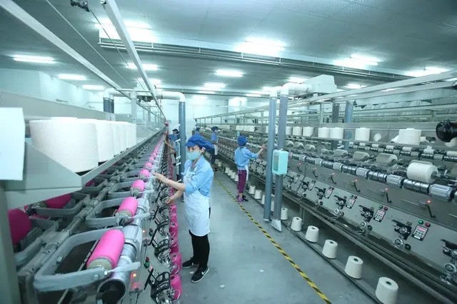 Jasan dyeing factory, a wholly-owned Chinese facility in Hung Yen province. (Photo: thanhnien.vn)