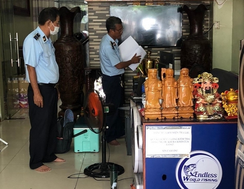 Ho Chi Minh City Market Surveillance Force inspected and punished a violating sales website  in early August 2024.