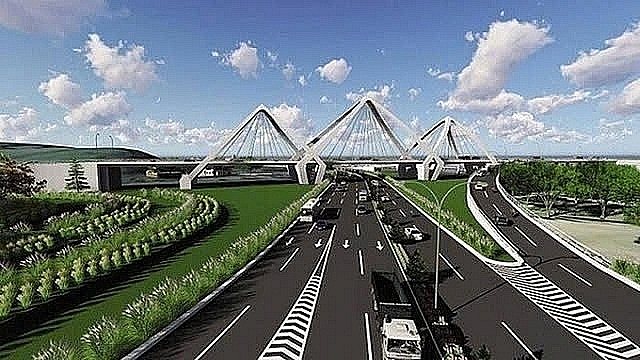 The Ring Road 4 Project - Hanoi Capital Region has a total disbursement rate of 16.7%. Illustrative photo.