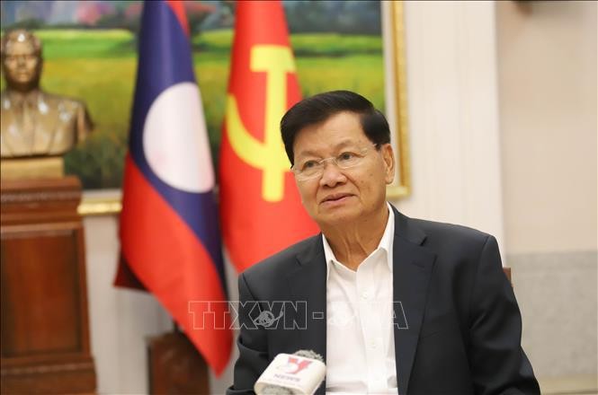 General Secretary of the Lao People’s Revolutionary Party Central Committee and President of Laos Thongloun Sisoulith (Photo: VNA)