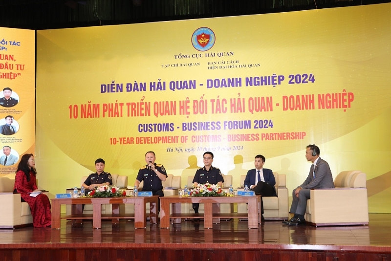 View of the Customs-Business Forum 2024. Photo: Thái Bình