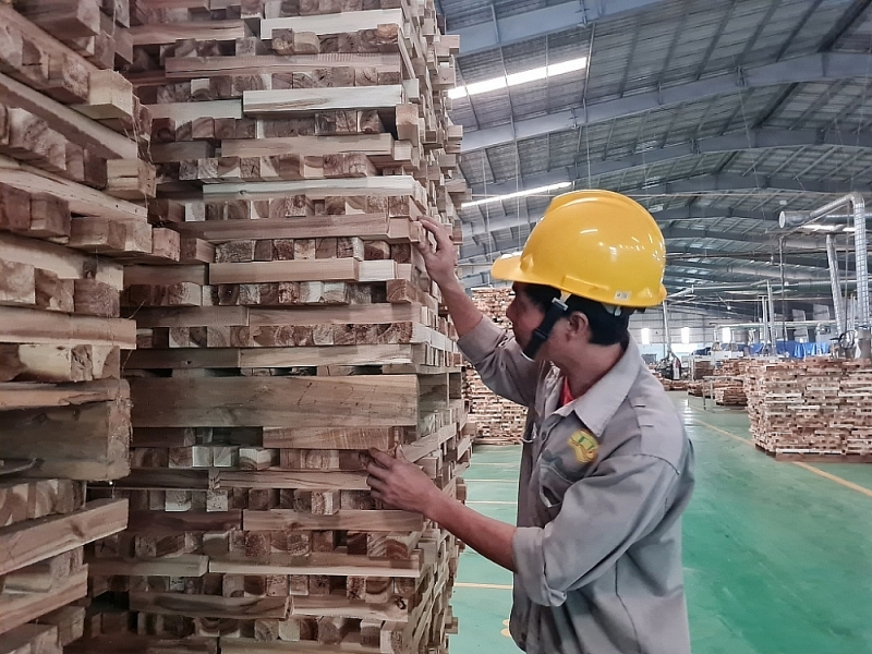 Wood and wood product exporting enterprises are facing new challenges. Photo: NT