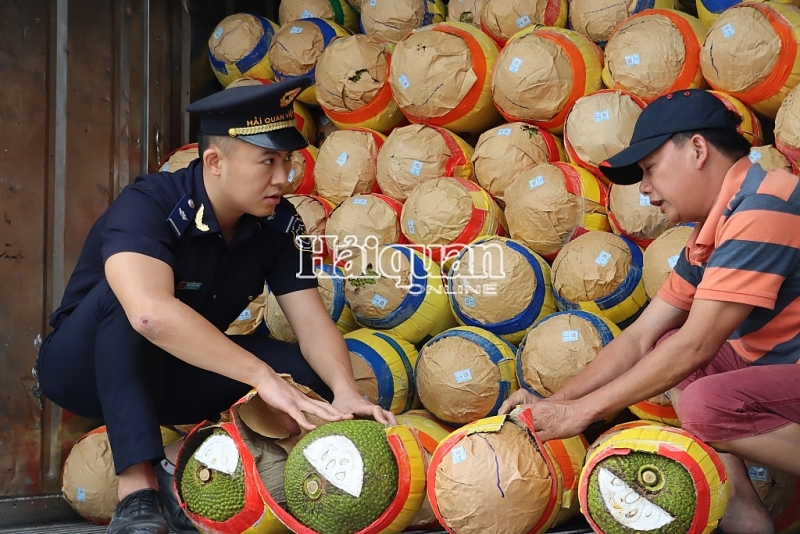 Operations at Cao Bang Customs Department. Photo: T.Binh.