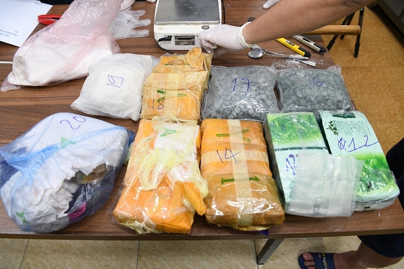 Seized drugs in the special case 324C. Photo: C04