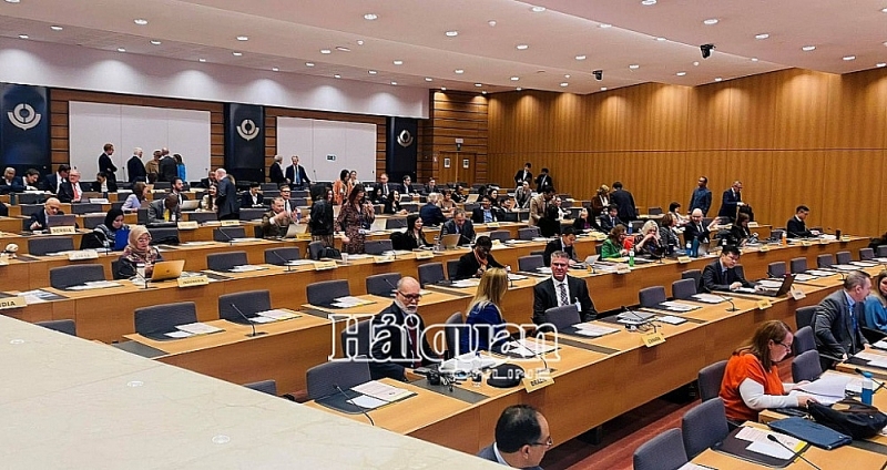 Scene of the 243rd/244th Session of the Permanent Technical Committee (PTC) of the World Customs Organization (WCO). Photo: Thu Trang