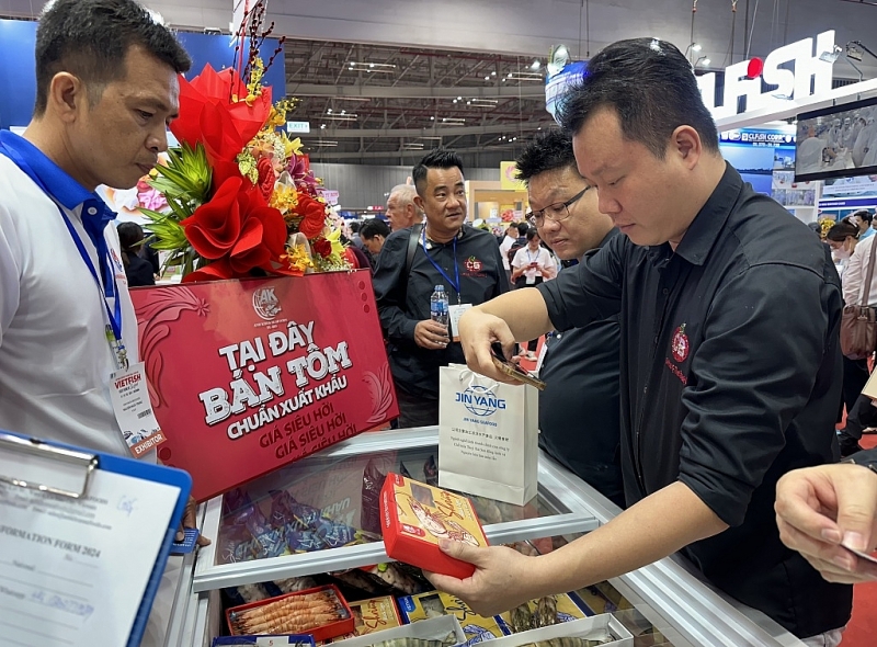 Seafood businesses are focusing on marketing for their year-end export strategy. Photo: T.H.