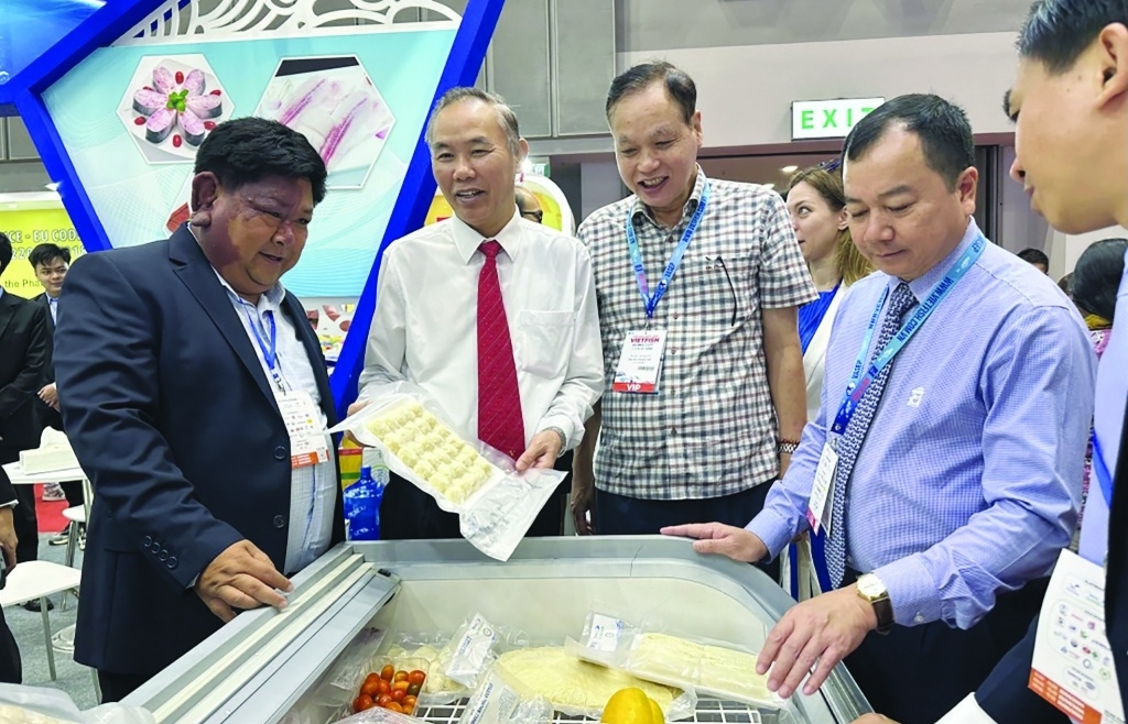 Problems with seafood materials will be reviewed and resolved after the EC inspection