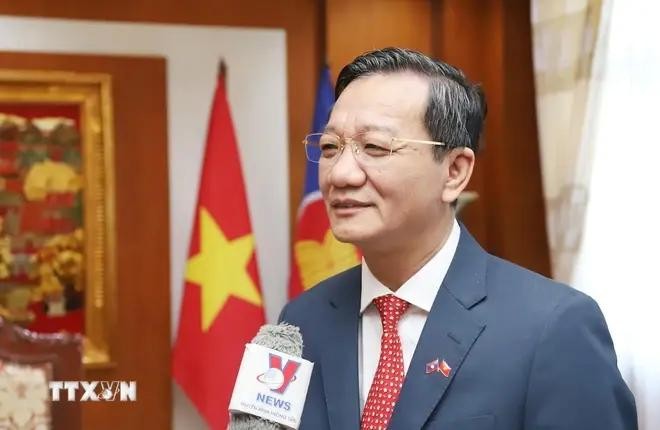 Vietnamese Ambassador to Laos Nguyen Minh Tam. (Photo: VNA)