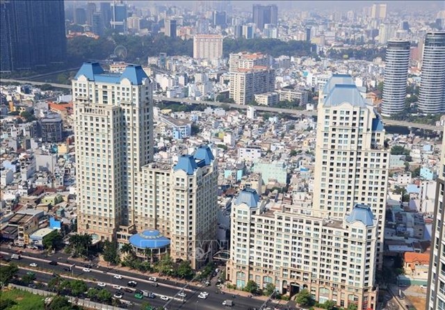 An apartment complex in Binh Thanh district, HCM City. (Photo: VNA)