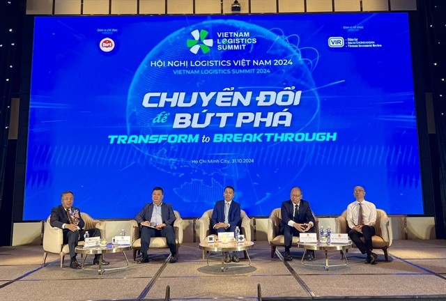 Speakers at the Vietnam Logistics Summit 2024. (Photo: VNS/VNA)