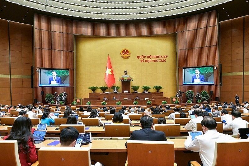 Vice Chairman of the National Assembly Nguyen Duc Hai chaired the meeting. Photo: National Assembly