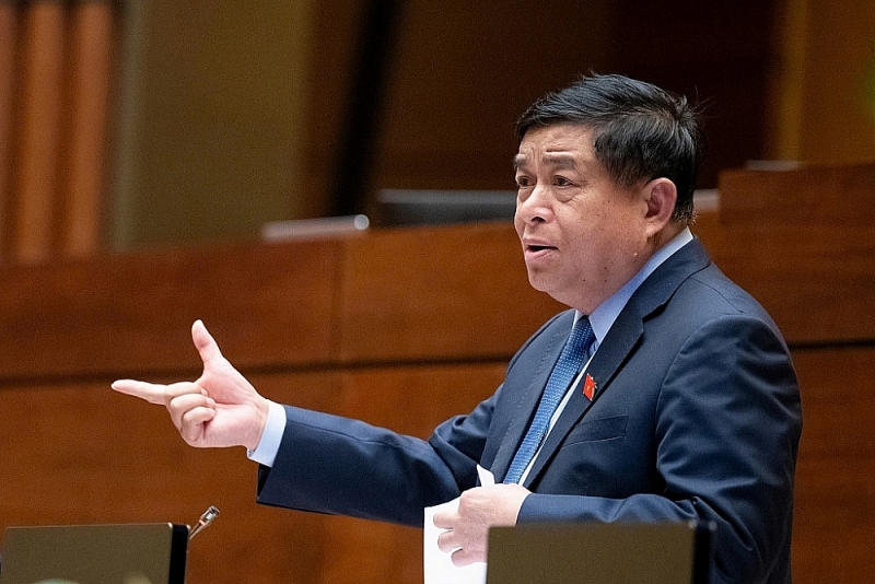 Minister of Planning and Investment Nguyen Chi Dung. Photo: National Assembly