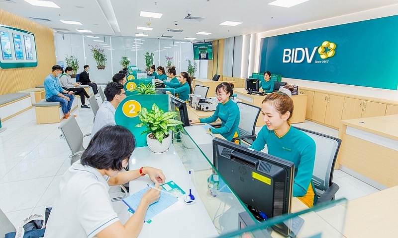 BIDV currently has the highest bad debt balance in the system. Photo: BIDV