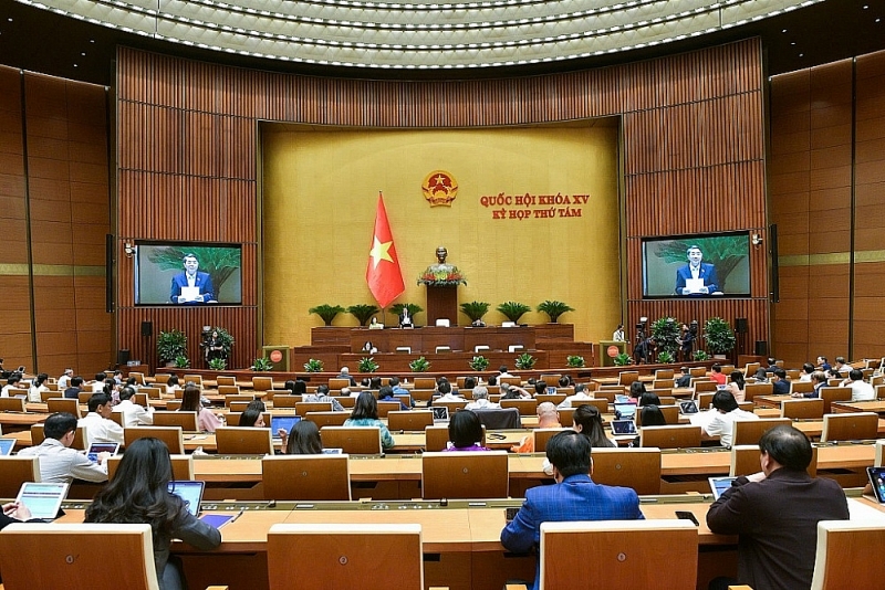 Vice Chairman of the National Assembly Nguyen Duc Hai chairs the meeting. Photo: National Assembly