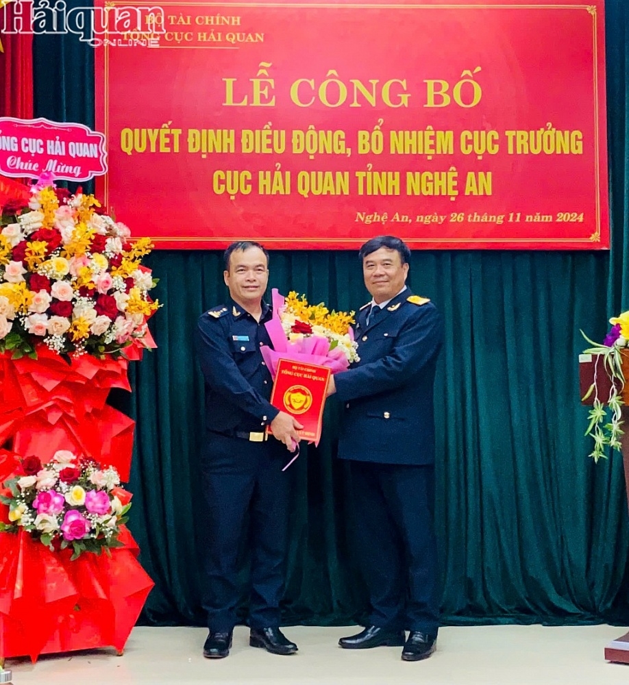 GDVC appoints Nguyen Hong Linh as Director of Nghe An Customs Department